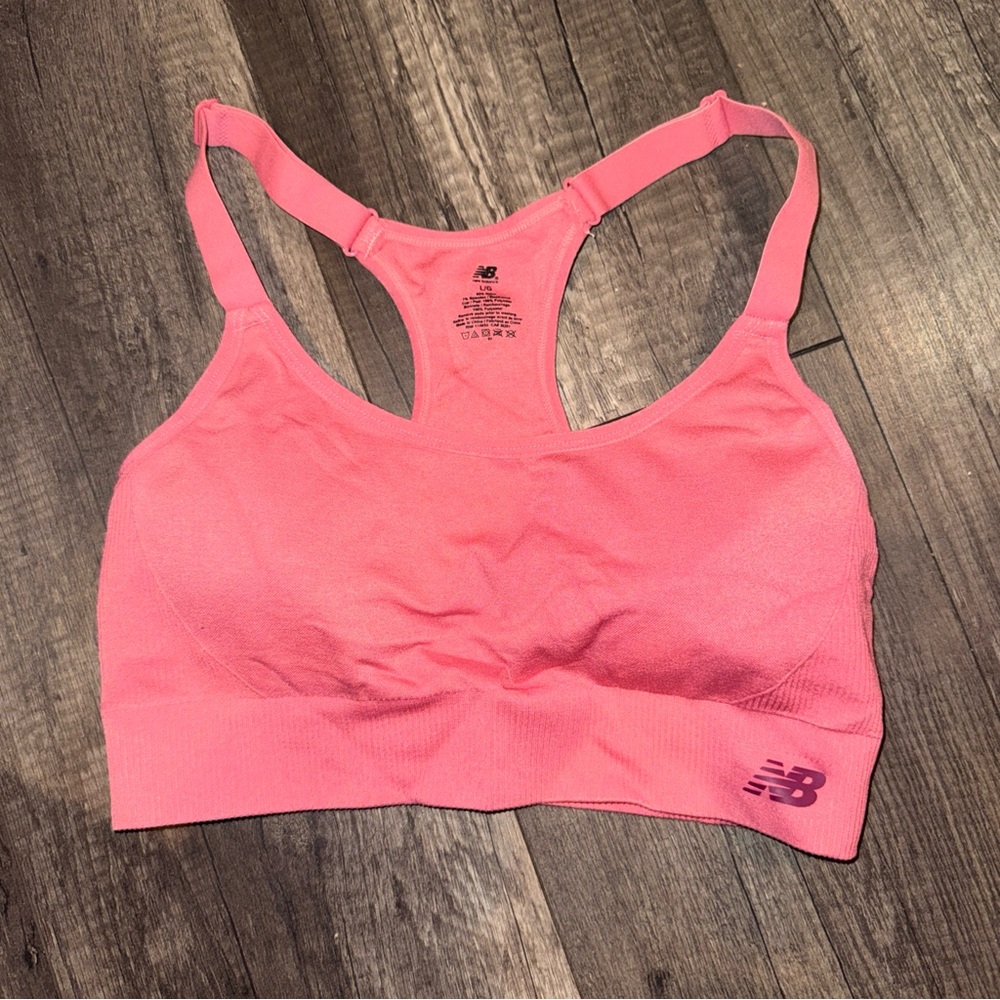 New Balance rose Pink Sports Bra